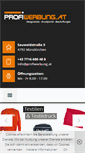 Mobile Screenshot of profiwerbung.at